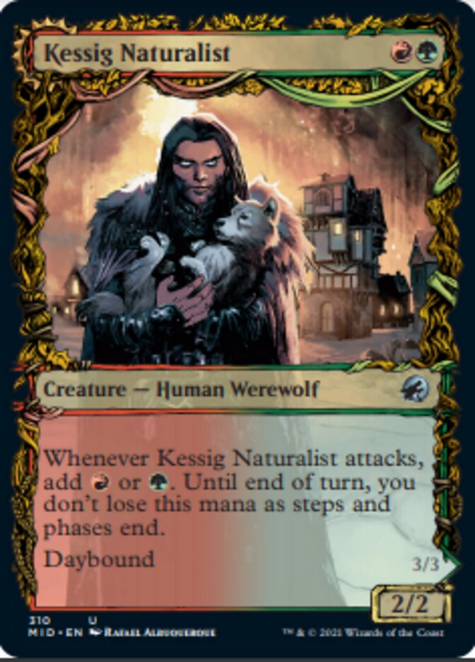 Kessig Naturalist // Lord of the Ulvenwald (Showcase Equinox) [Innistrad: Midnight Hunt] | Magic Magpie
