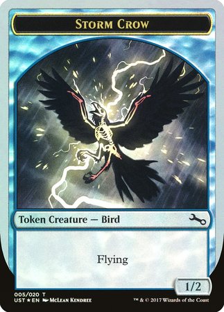 Storm Crow Token [Unstable Tokens] | Magic Magpie