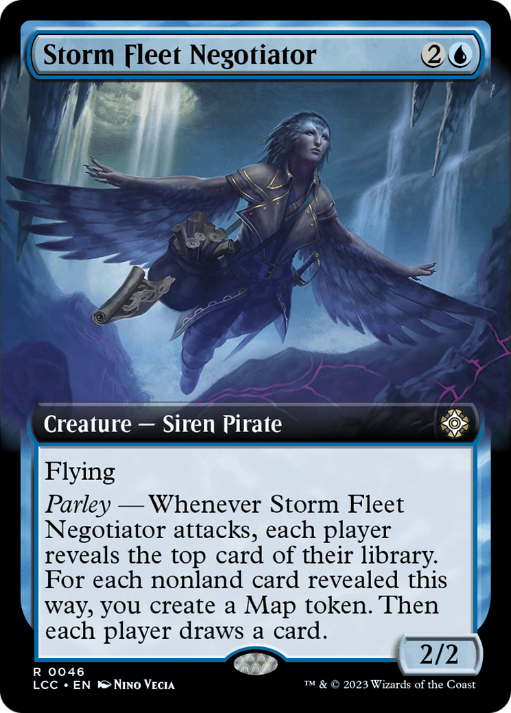 Storm Fleet Negotiator (Extended Art) [The Lost Caverns of Ixalan Commander] | Magic Magpie