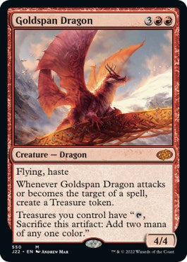 Goldspan Dragon [Jumpstart 2022] | Magic Magpie