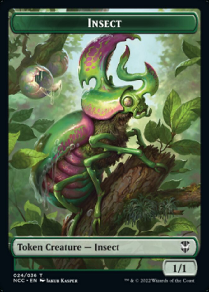 Ogre // Insect Double-sided Token [Streets of New Capenna Commander Tokens] | Magic Magpie