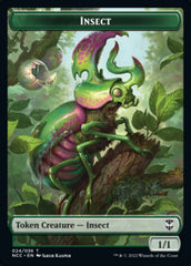 Ogre // Insect Double-sided Token [Streets of New Capenna Commander Tokens] | Magic Magpie