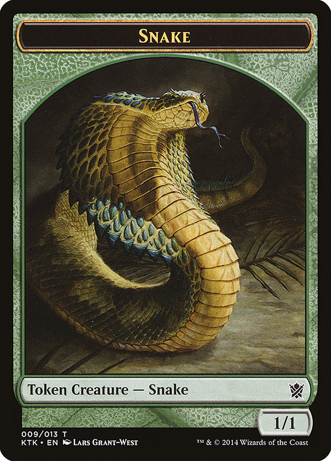 Snake [Khans of Tarkir Tokens] | Magic Magpie