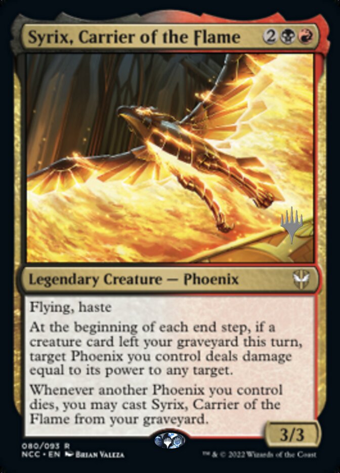 Syrix, Carrier of the Flame (Promo Pack) [Streets of New Capenna Commander Promos] | Magic Magpie