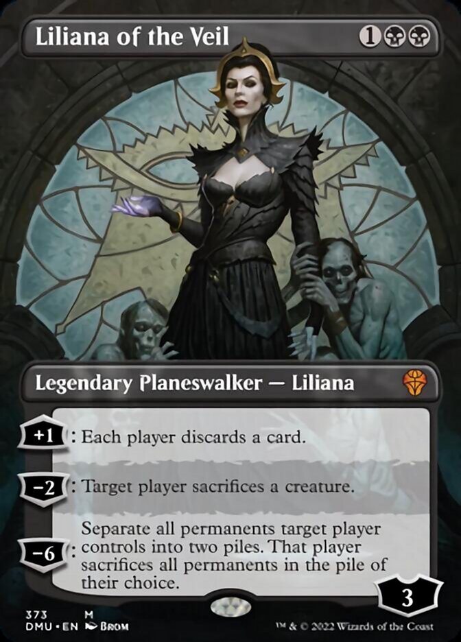 Liliana of the Veil (Borderless) [Dominaria United] | Magic Magpie