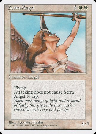 Serra Angel [Fourth Edition] | Magic Magpie