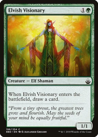 Elvish Visionary [Battlebond] | Magic Magpie