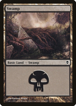 Swamp (241a) [Zendikar] | Magic Magpie