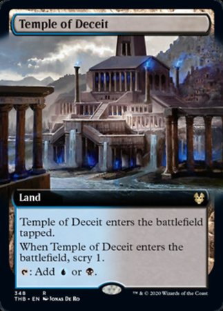 Temple of Deceit (Extended Art) [Theros Beyond Death] | Magic Magpie