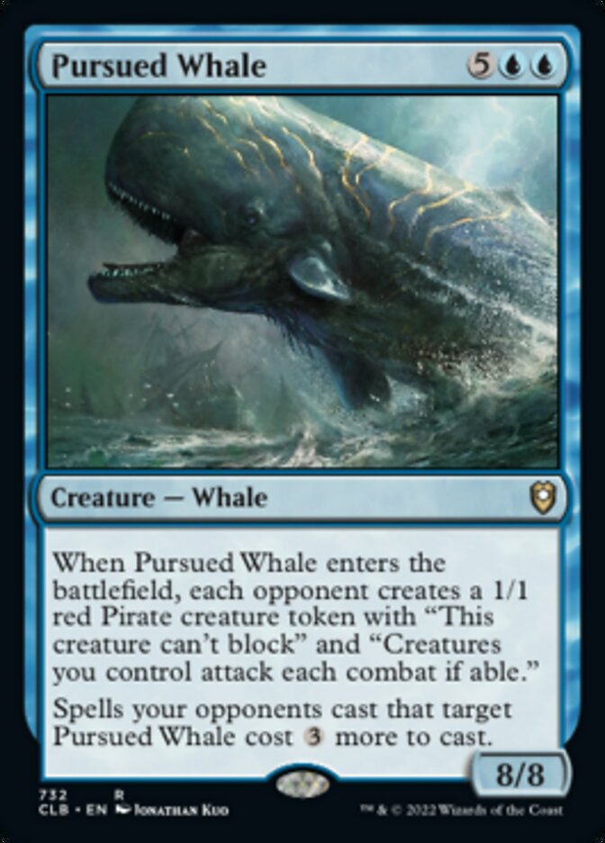 Pursued Whale [Commander Legends: Battle for Baldur's Gate] | Magic Magpie