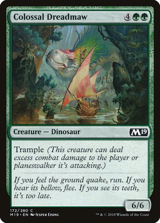 Colossal Dreadmaw [Core Set 2019] | Magic Magpie