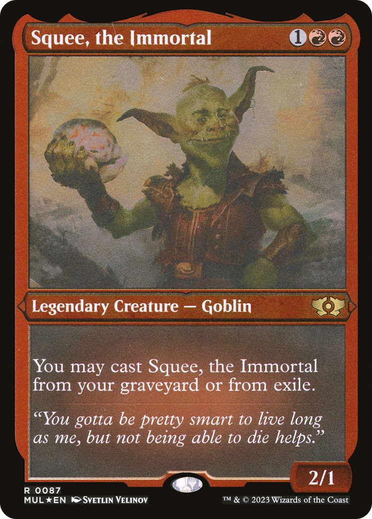 Squee, the Immortal (Foil Etched) [Multiverse Legends] | Magic Magpie