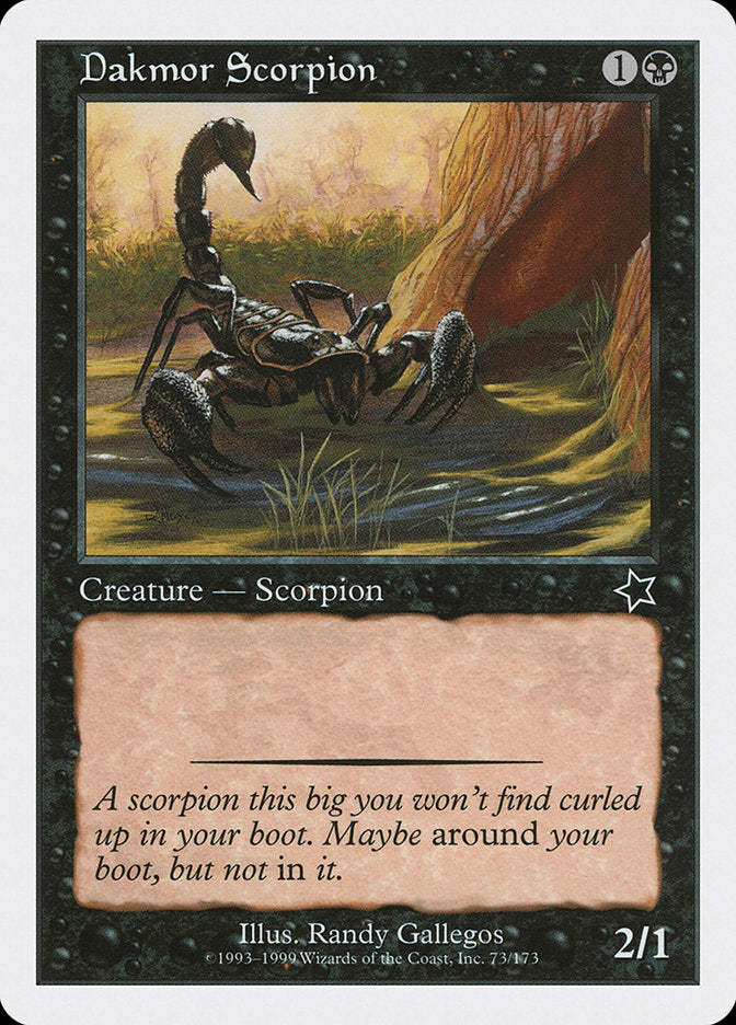 Dakmor Scorpion [Starter 1999] | Magic Magpie