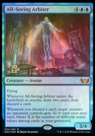 All-Seeing Arbiter [Streets of New Capenna Prerelease Promos] | Magic Magpie
