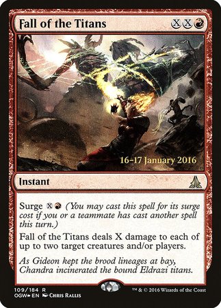 Fall of the Titans [Oath of the Gatewatch Promos] | Magic Magpie