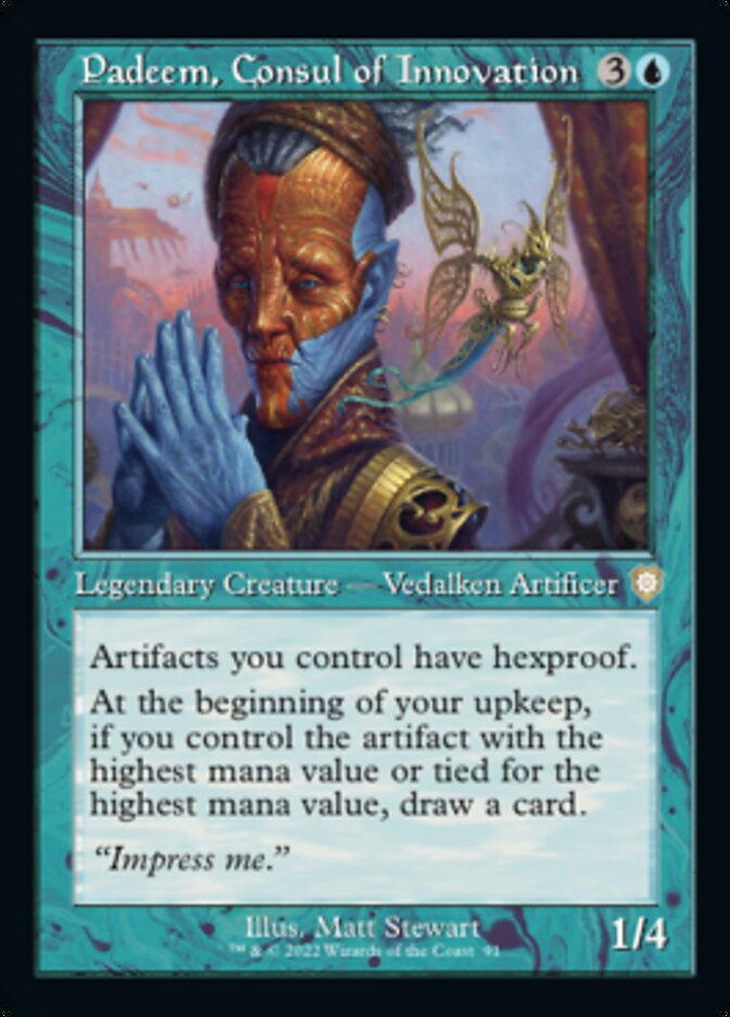 Padeem, Consul of Innovation (Retro) [The Brothers' War Commander] | Magic Magpie