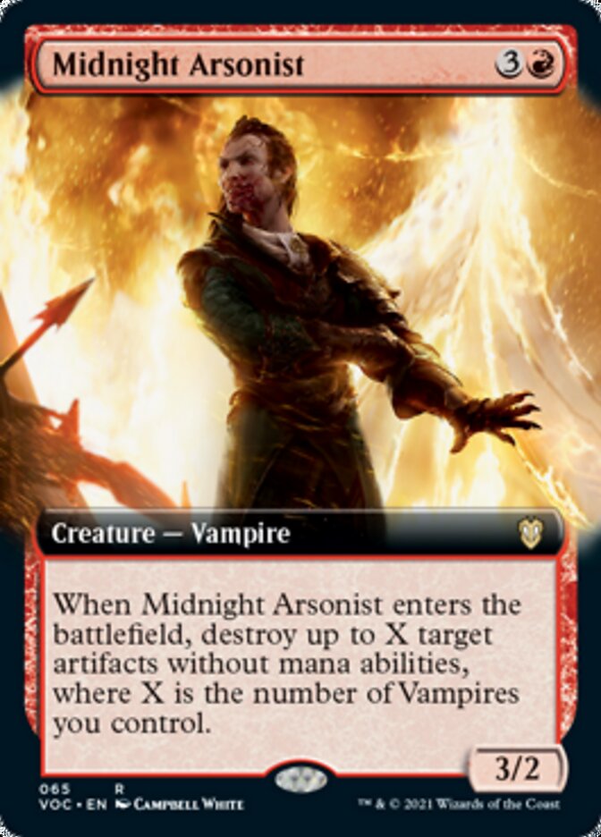 Midnight Arsonist (Extended) [Innistrad: Crimson Vow Commander] | Magic Magpie