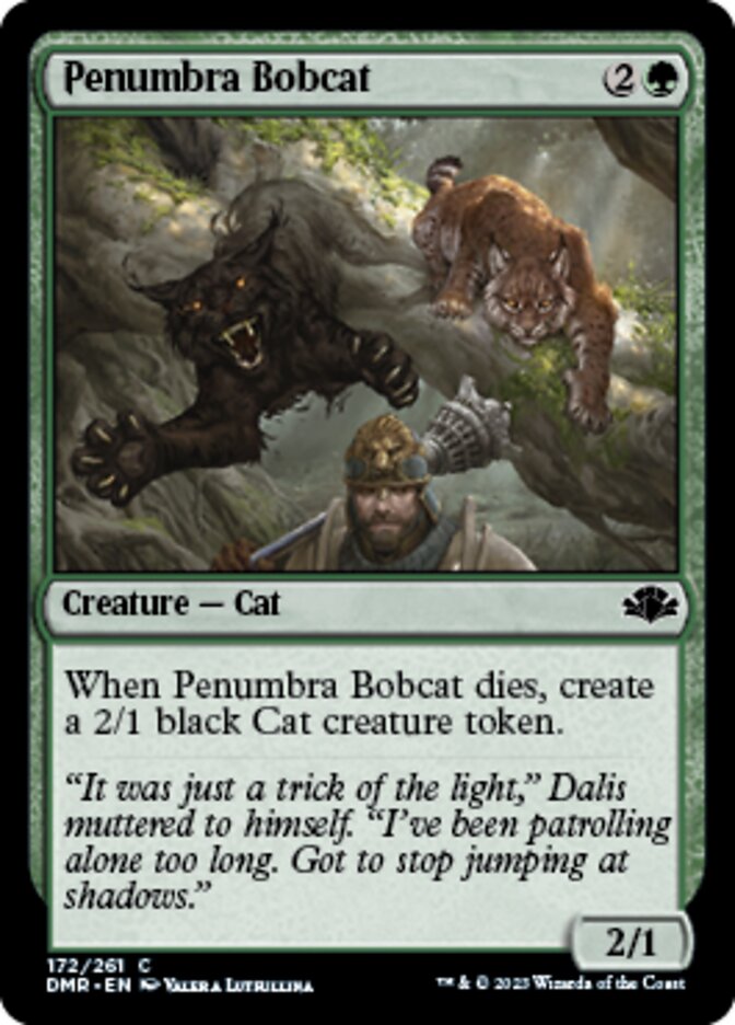 Penumbra Bobcat [Dominaria Remastered] | Magic Magpie