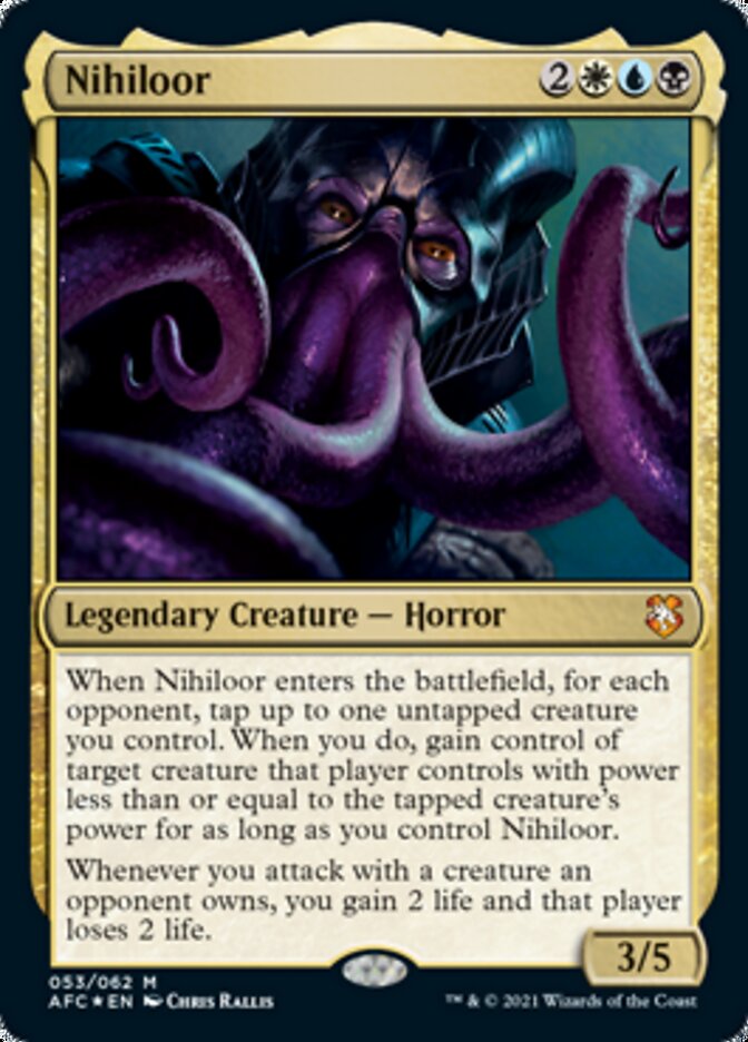 Nihiloor [Dungeons & Dragons: Adventures in the Forgotten Realms Commander] | Magic Magpie