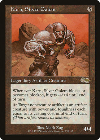 Karn, Silver Golem [Urza's Saga] | Magic Magpie