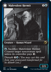 Malevolent Hermit // Benevolent Geist [Innistrad: Double Feature] | Magic Magpie