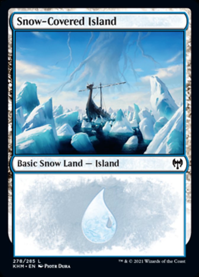 Snow-Covered Island (278) [Kaldheim] | Magic Magpie