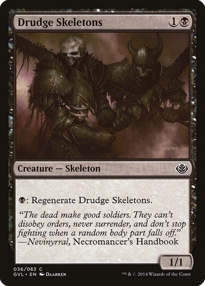 Drudge Skeletons (Garruk vs. Liliana) [Duel Decks Anthology] | Magic Magpie