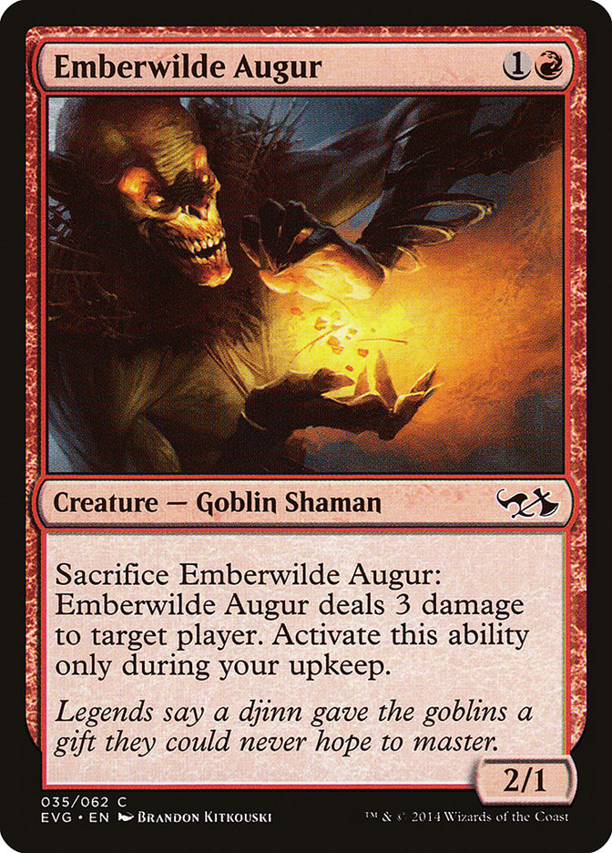 Emberwilde Augur (Elves vs. Goblins) [Duel Decks Anthology] | Magic Magpie