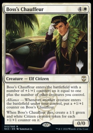 Boss's Chauffeur (Promo Pack) [Streets of New Capenna Commander Promos] | Magic Magpie