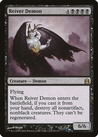 Reiver Demon [Commander 2011] | Magic Magpie