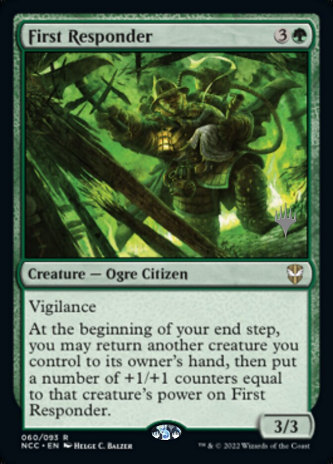 First Responder (Promo Pack) [Streets of New Capenna Commander Promos] | Magic Magpie