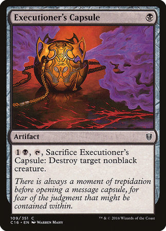 Executioner's Capsule [Commander 2016] | Magic Magpie