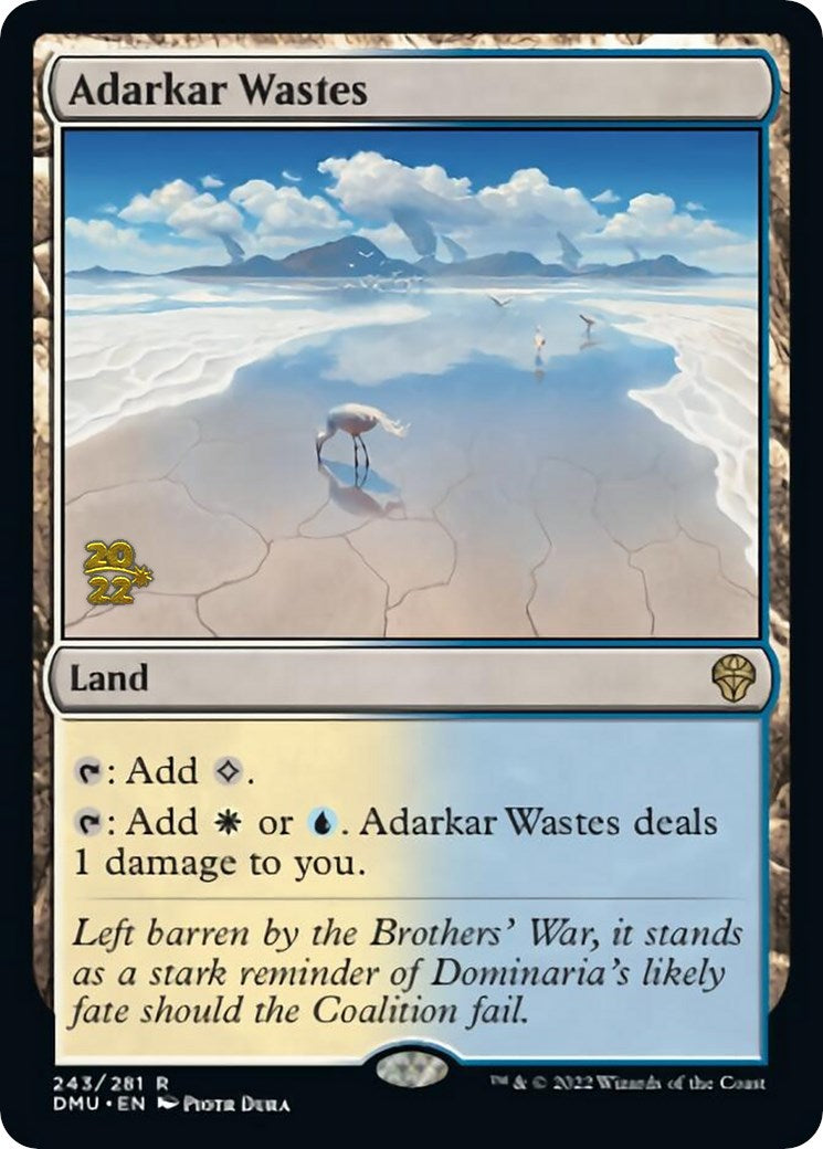 Adarkar Wastes [Dominaria United Prerelease Promos] | Magic Magpie