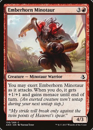 Emberhorn Minotaur [Amonkhet] | Magic Magpie