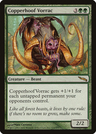 Copperhoof Vorrac [Mirrodin] | Magic Magpie