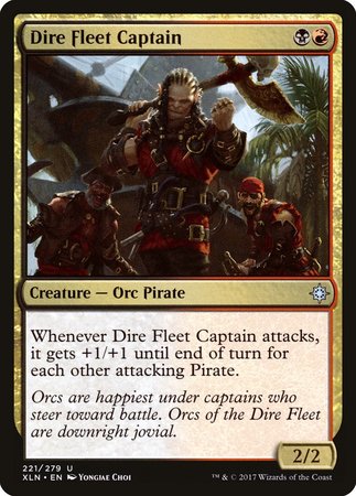 Dire Fleet Captain [Ixalan] | Magic Magpie