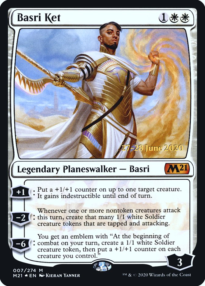 Basri Ket  [Core Set 2021 Prerelease Promos] | Magic Magpie