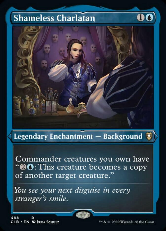 Shameless Charlatan (Foil Etched) [Commander Legends: Battle for Baldur's Gate] | Magic Magpie