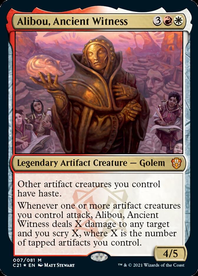 Alibou, Ancient Witness [Commander 2021] | Magic Magpie
