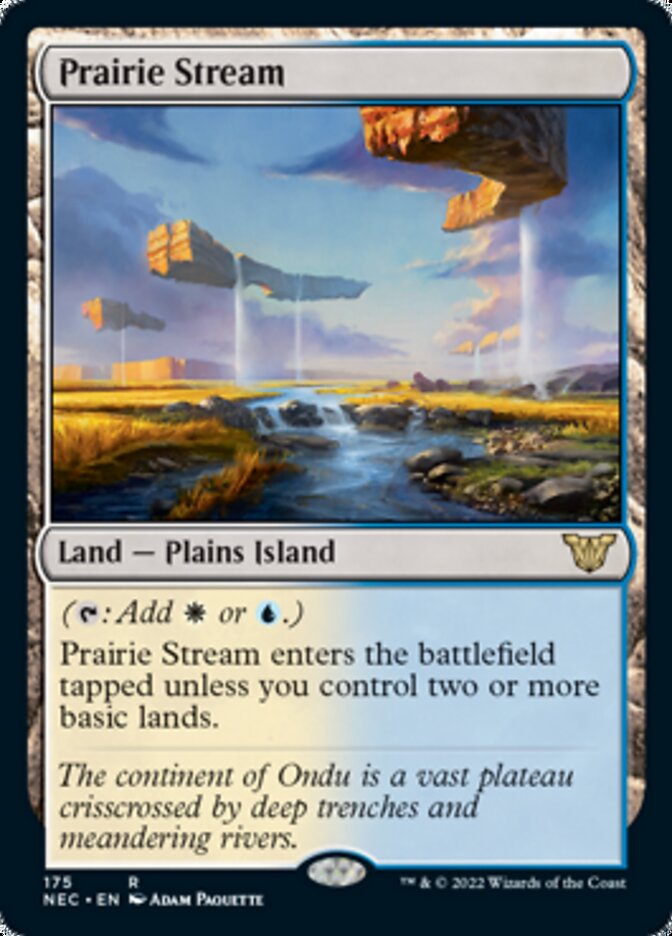 Prairie Stream [Kamigawa: Neon Dynasty Commander] | Magic Magpie