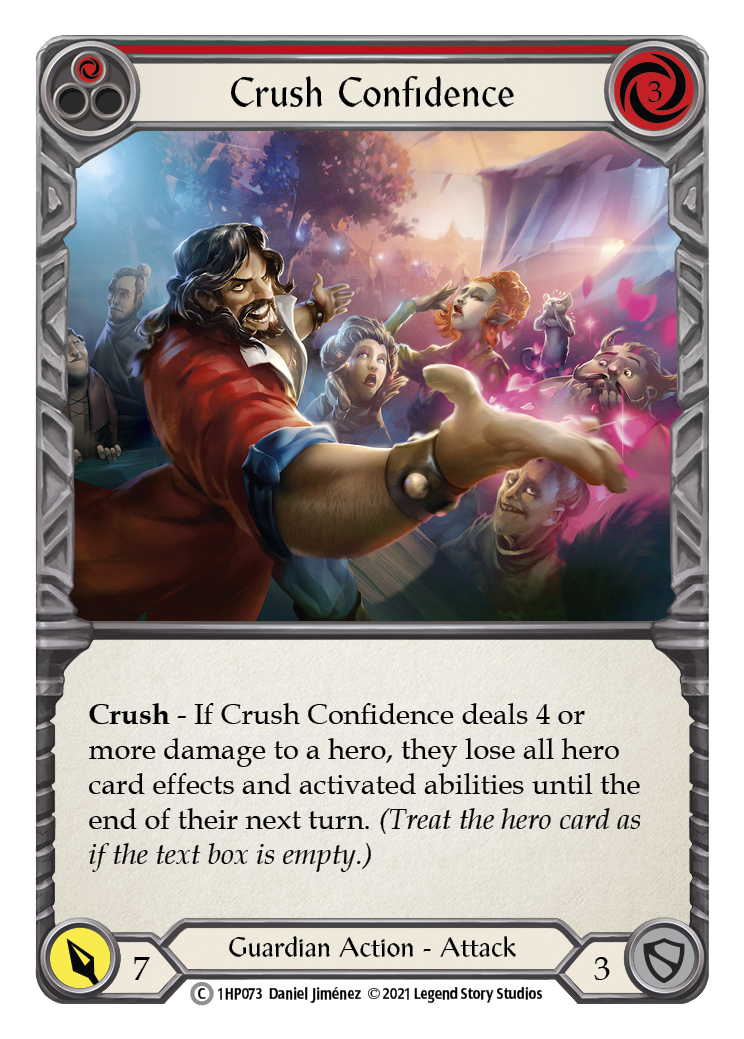 Crush Confidence (Red) [1HP073] | Magic Magpie