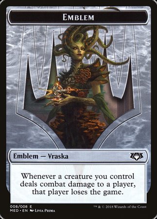 Emblem - Vraska, Golgari Queen [Mythic Edition Tokens] | Magic Magpie