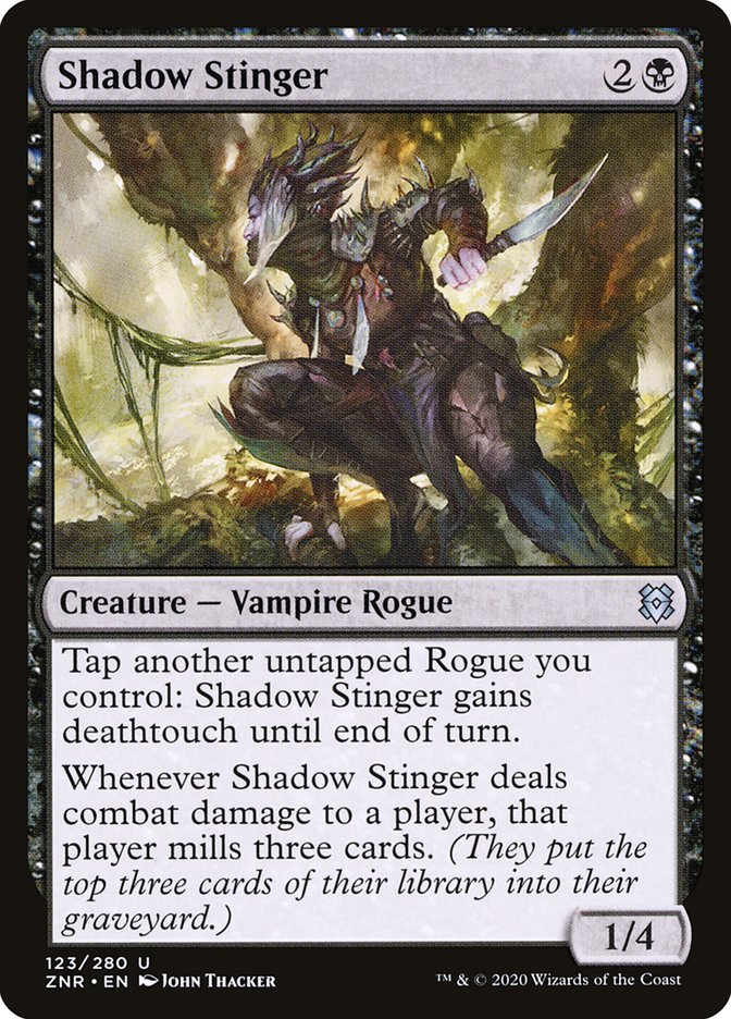 Shadow Stinger [Zendikar Rising] | Magic Magpie