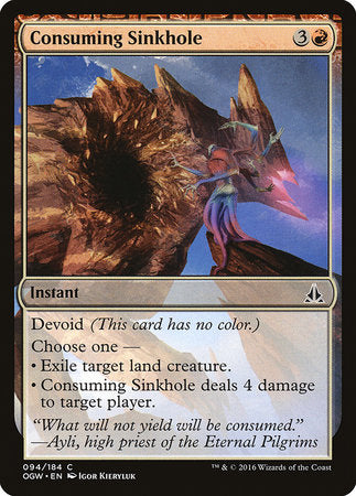 Consuming Sinkhole [Oath of the Gatewatch] | Magic Magpie