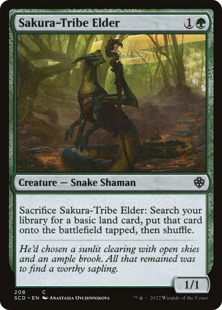 Sakura-Tribe Elder [Starter Commander Decks] | Magic Magpie