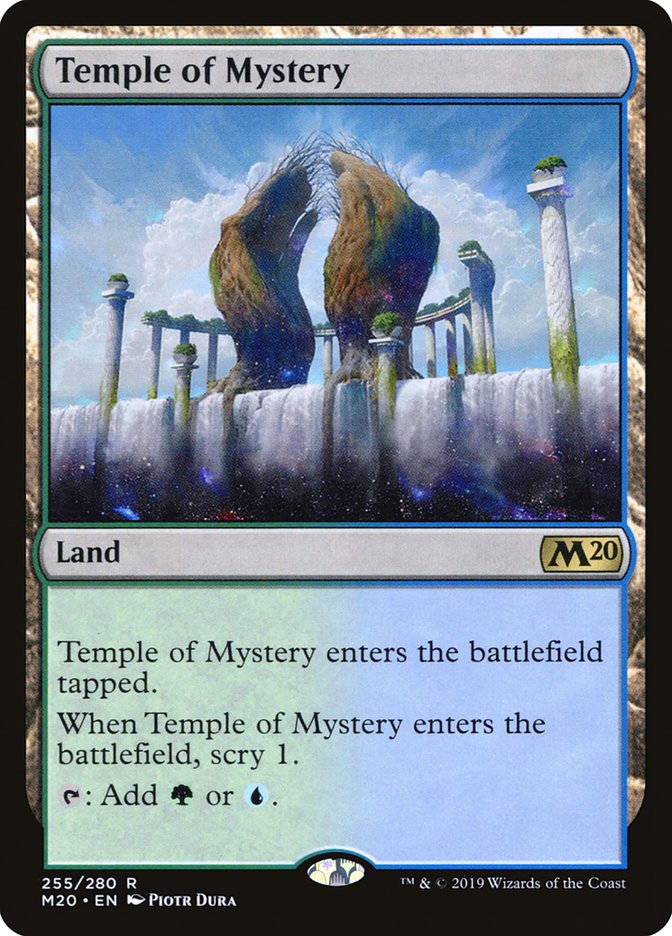 Temple of Mystery [Core Set 2020] | Magic Magpie