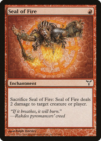 Seal of Fire [Dissension] | Magic Magpie