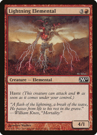 Lightning Elemental [Magic 2010] | Magic Magpie