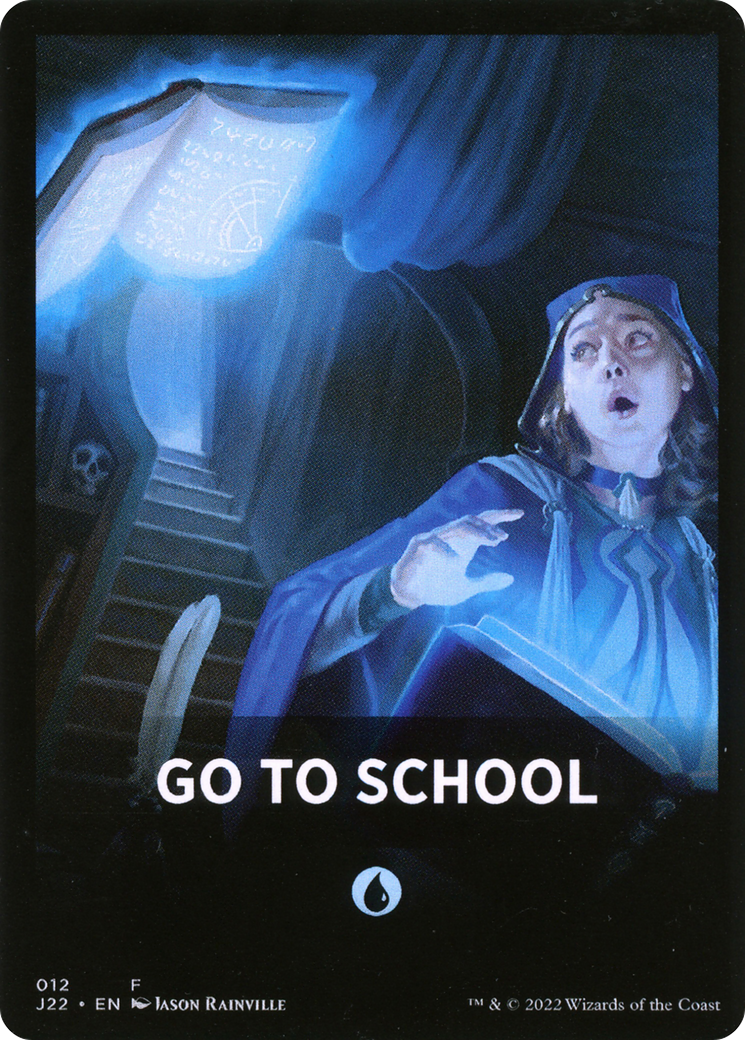 Go to School Theme Card [Jumpstart 2022 Front Cards] | Magic Magpie