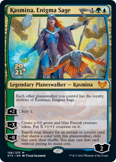 Kasmina, Enigma Sage [Strixhaven: School of Mages Prerelease Promos] | Magic Magpie